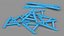 Police Wooden Traffic Barricade Disassembled