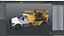 3D International Mechanical Mobile Drill Rig Truck Orange model