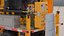 3D International Mechanical Mobile Drill Rig Truck Orange model