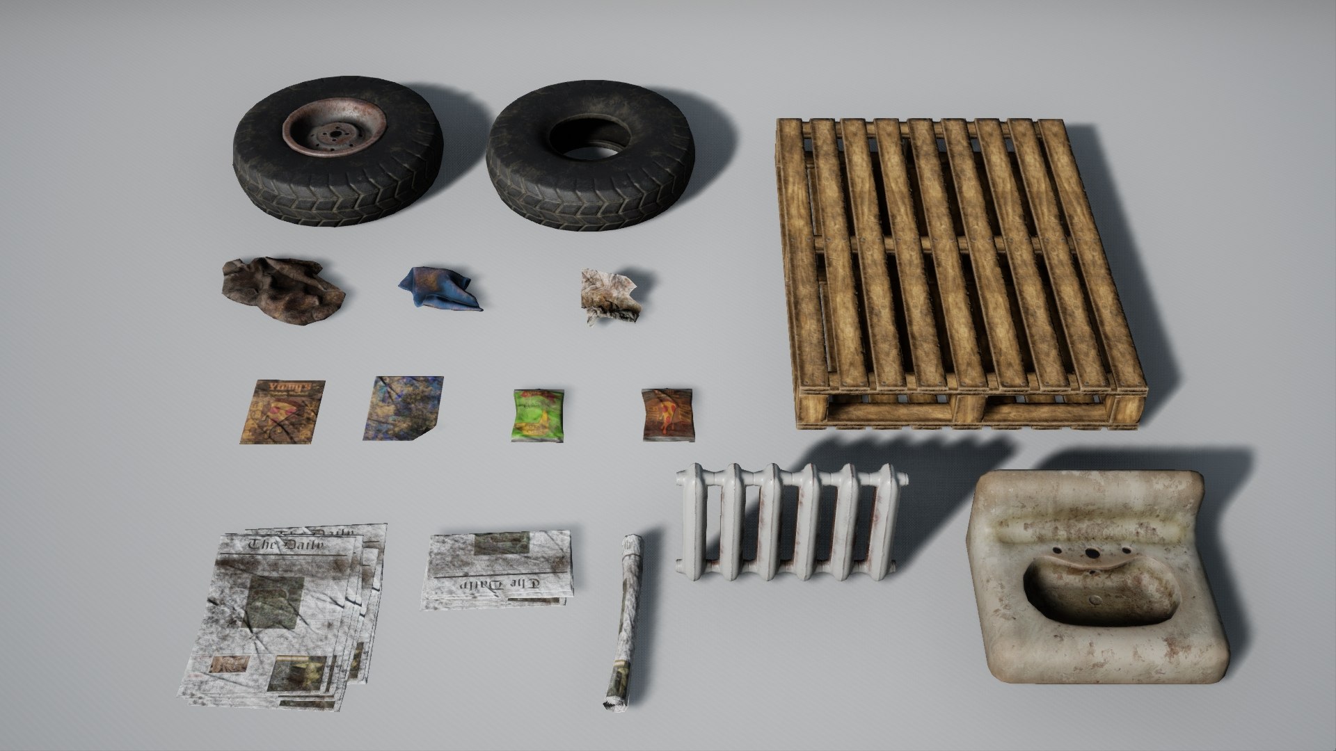 3D Model Pack Trash - TurboSquid 1293490