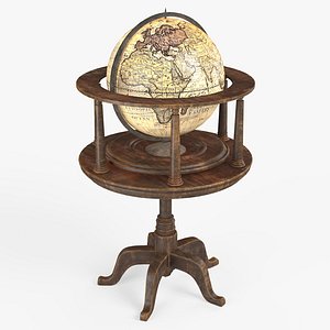 World Globe 8K PBR Textures model