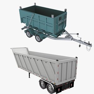 Trailers Collection 6 3D model