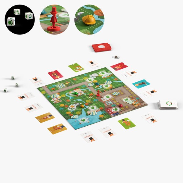 modelo 3d Board Game Outfoxed - TurboSquid 2056612