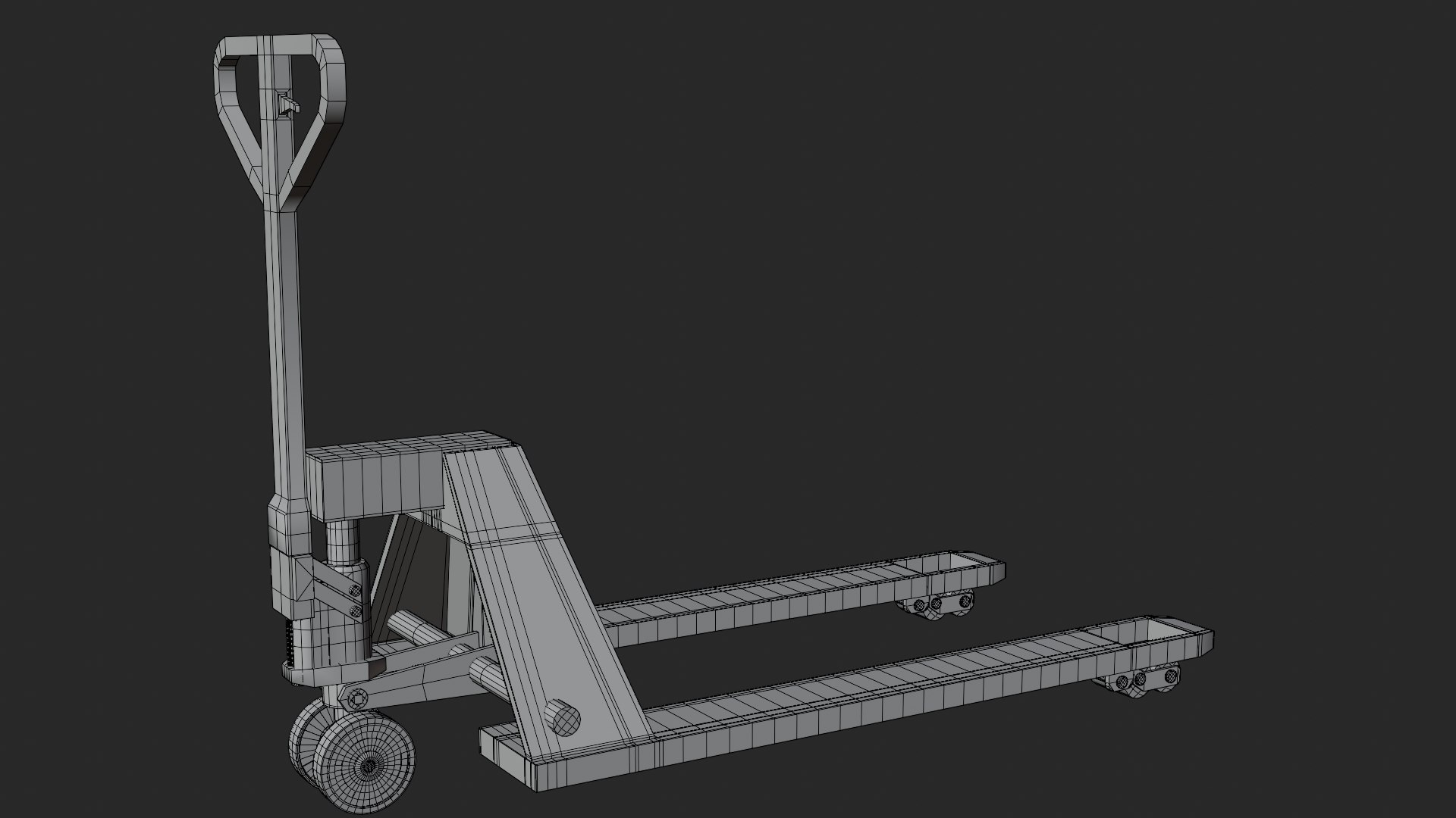 3D Pallet Truck Model - TurboSquid 2338864
