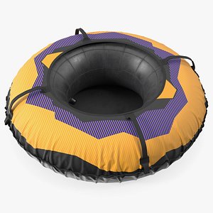 Inflatable Sled Snow Tube Yellow