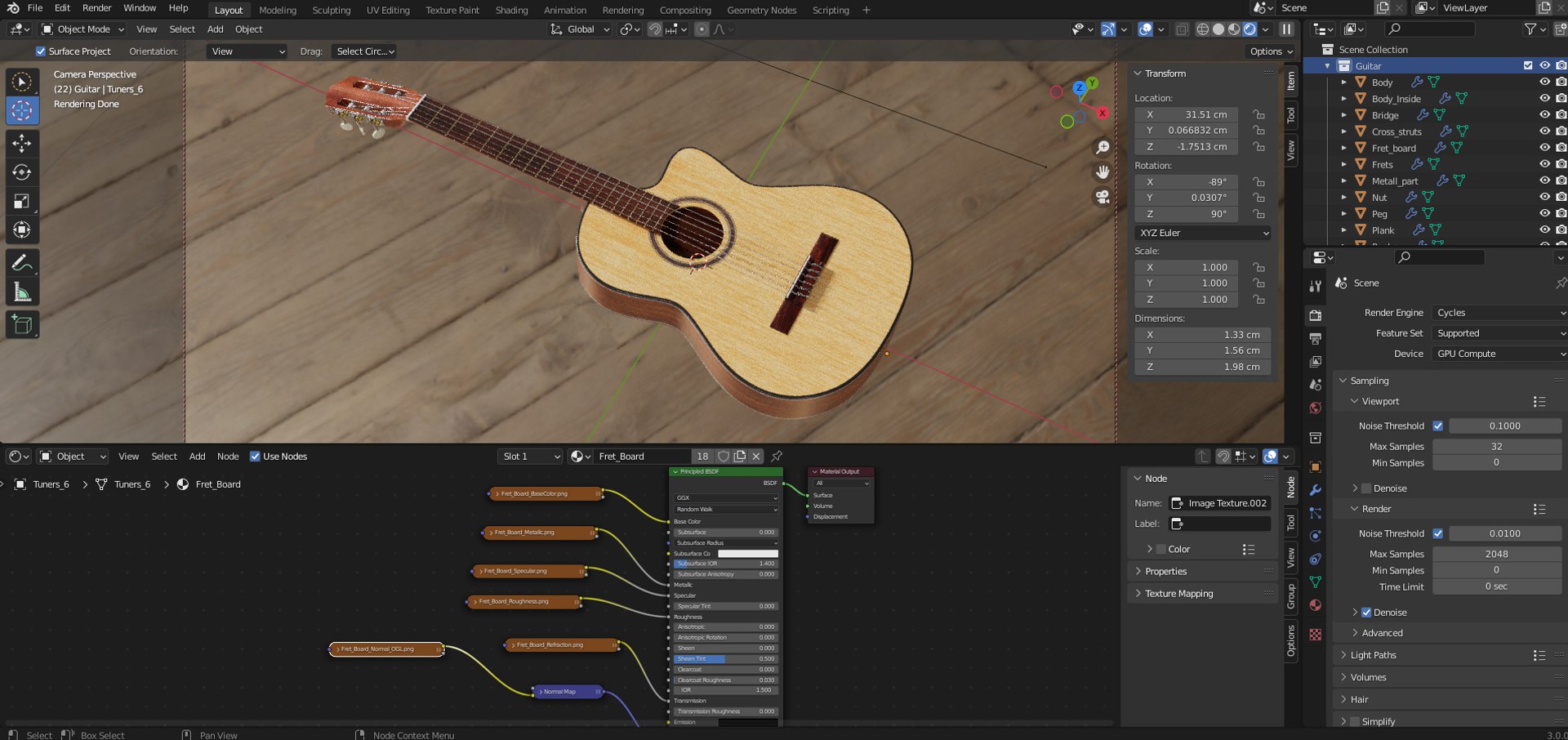 3D Guitar https://p.turbosquid.com/ts-thumb/td/67Njq4/gN/screen_blender/jpg/1709487584/1920x1080/fit_q87/610f1b98365ee551d471025e047f5b770700d2c9/screen_blender.jpg