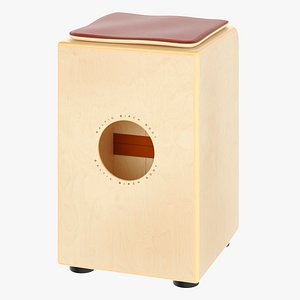 Traditional String Cajon Drum with Seat Pad
