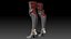 3D model Female Knigt  Leg Armor Set Sculpt Project