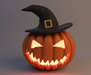 helloween pumpkin 3d model