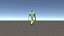 Low Poly Rigged Animated Genie