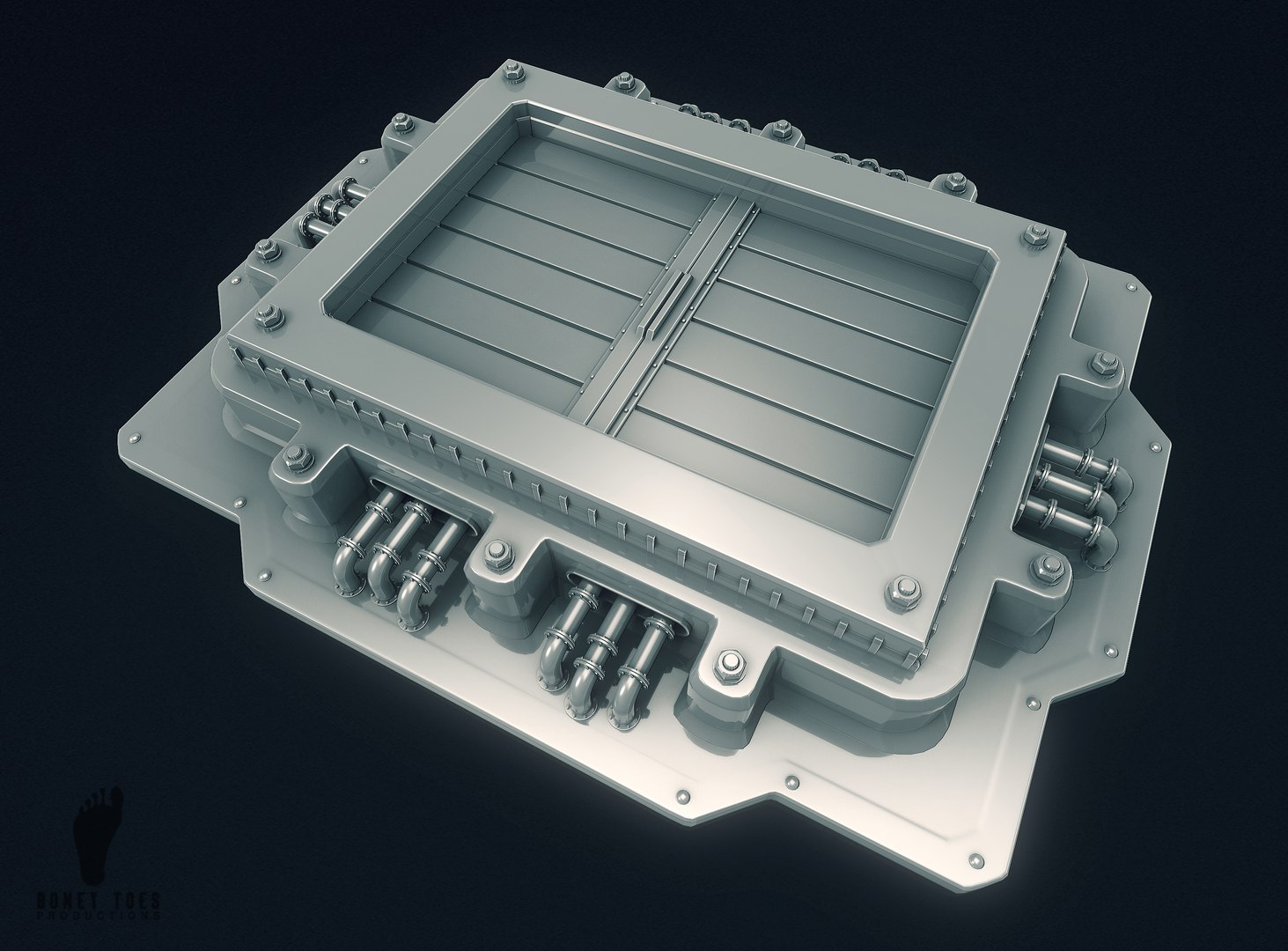 Scifi Garbage Chute 3D Model - TurboSquid 1270035