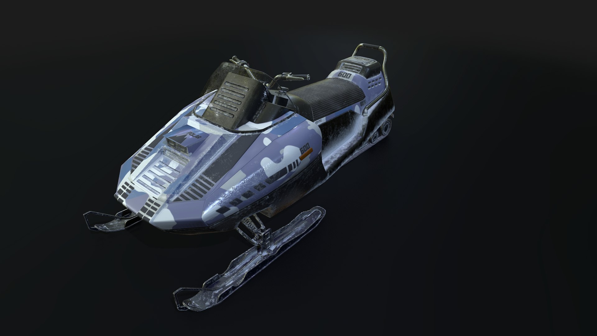 Snowmobile 3D Model - TurboSquid 2379792