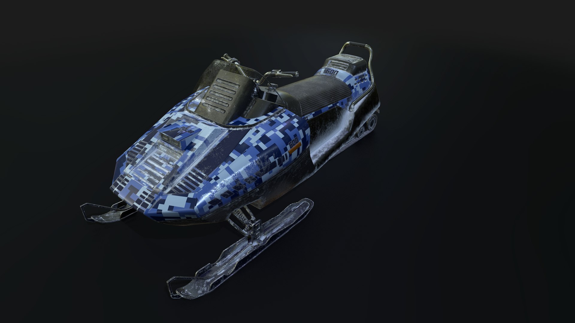 Snowmobile 3D Model - TurboSquid 2379792