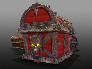 Pirate Treasure Chests - Game Ready