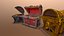 Pirate Treasure Chests - Game Ready