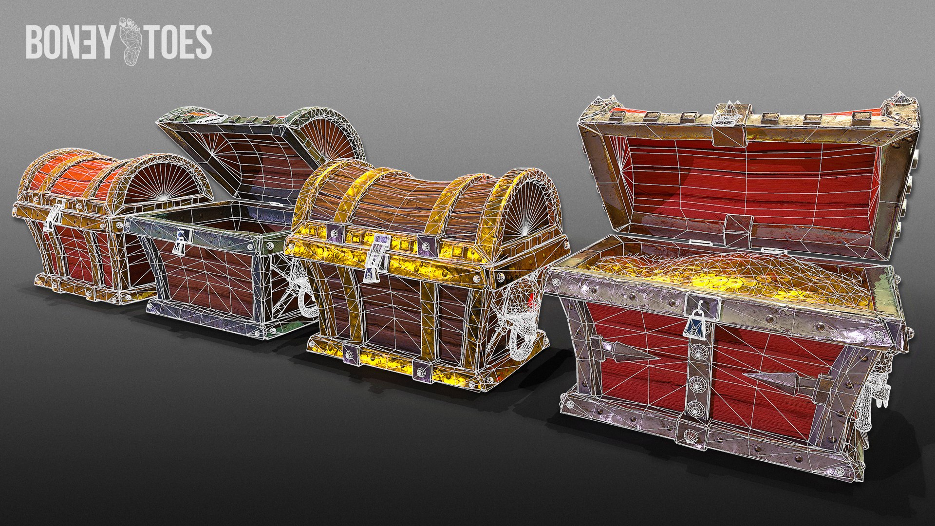3D treasure chests https://p.turbosquid.com/ts-thumb/td/Sfnueu/xi5u9CrA/wireframeunrealunity3dpirateskullchestgameart2/png/1590545488/1920x1080/fit_q87/7b230d54b2dafb7f541d561d5fa35002bf4991b7/wireframeunrealunity3dpirateskullchestgameart2.jpg
