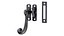Black Window Sash Door Lock 3D