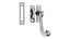Black Window Sash Door Lock 3D