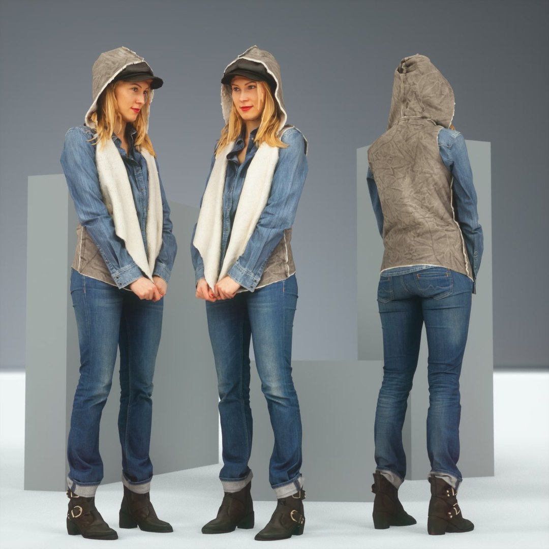 3D Realistic Jeans Model - TurboSquid 1451585
