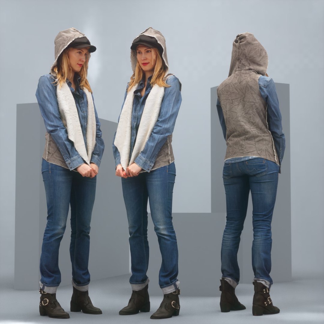 3D Realistic Jeans Model - TurboSquid 1451585