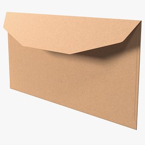Trapezium Envelope Kraft Paper Rigged