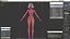 Cartoon nackte Frauen T-Pose