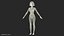 Cartoon nackte Frauen T-Pose