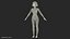 Cartoon nackte Frauen T-Pose