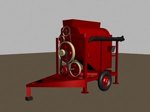 thresher 3d model