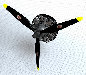 Aircraft Radial Engine