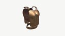 Ancient Armor Breastplate 3D Model Game Ready Armor PBR Low Poly