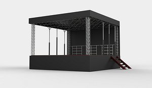 Aluminium Stage 3D model