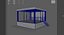 Aluminiumbühne 3D-Modell