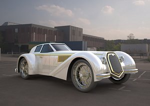 alfa romeo 8c 2900b 3D model