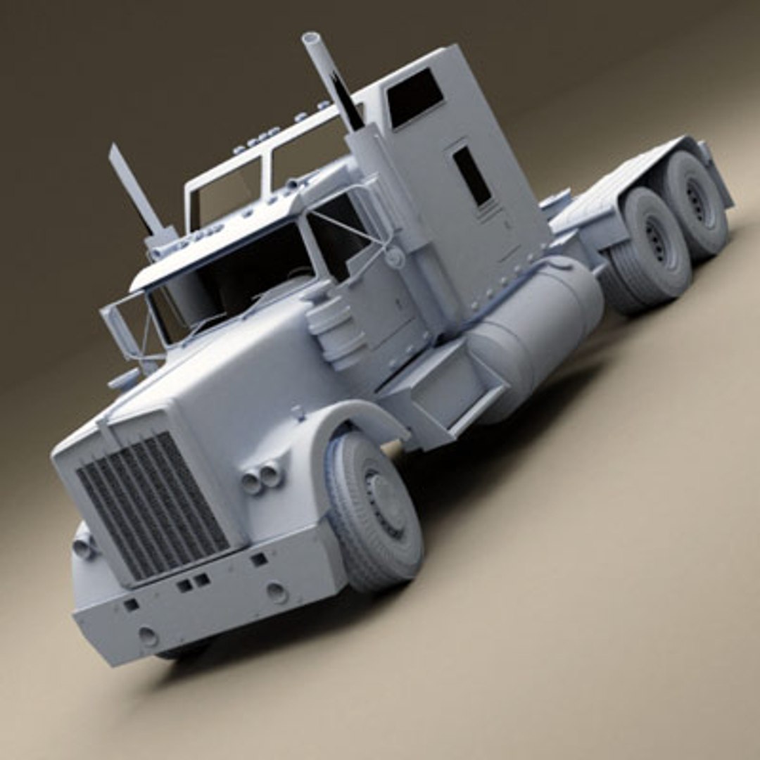 Semi Truck 3d Max