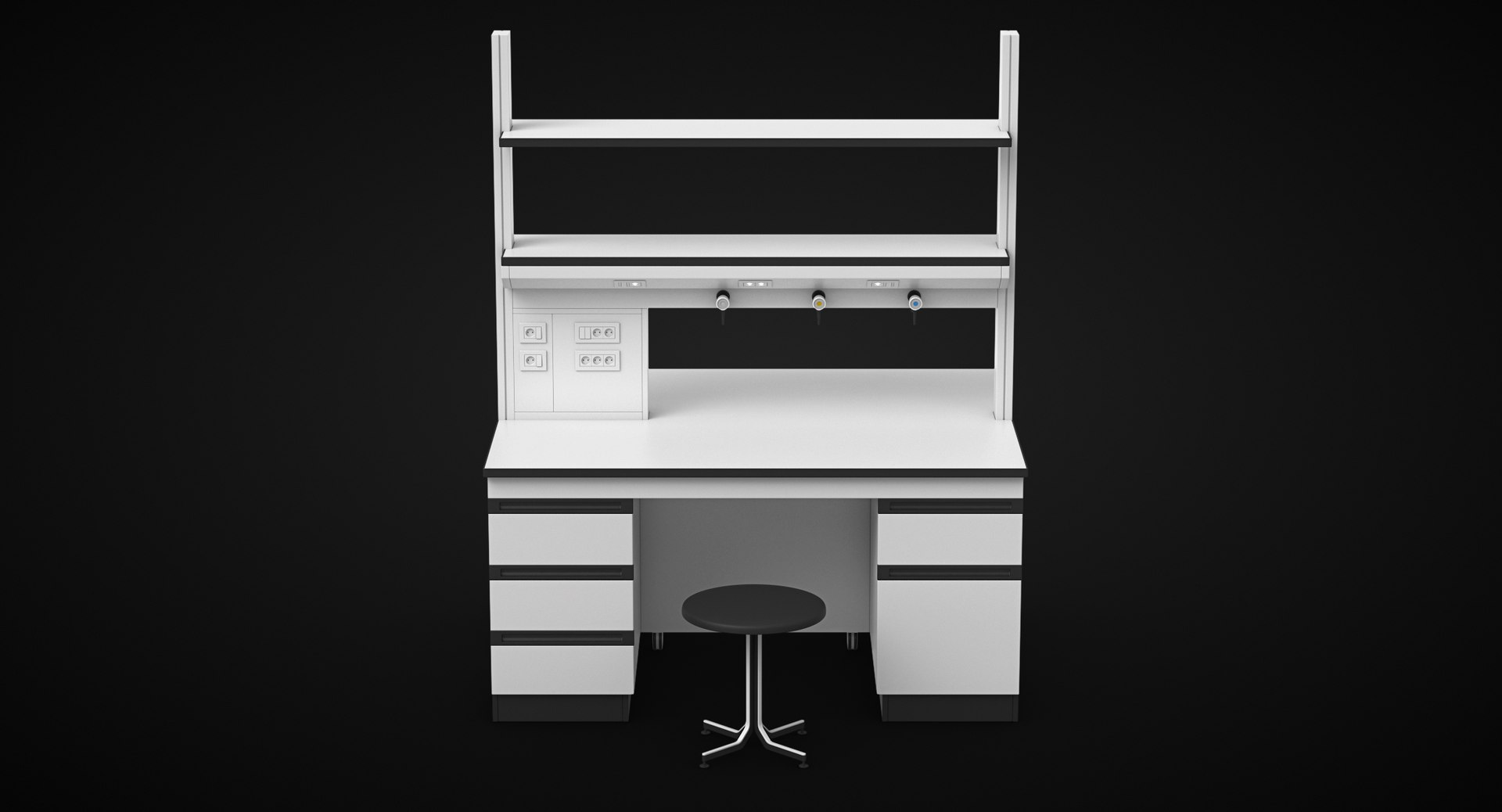 3D Model Realistic Lab Table - TurboSquid 1203204