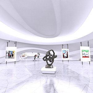 Futuristic Art Gallery 8 model