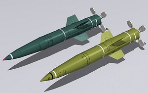 9M79  9M79-1 missiles 3D model