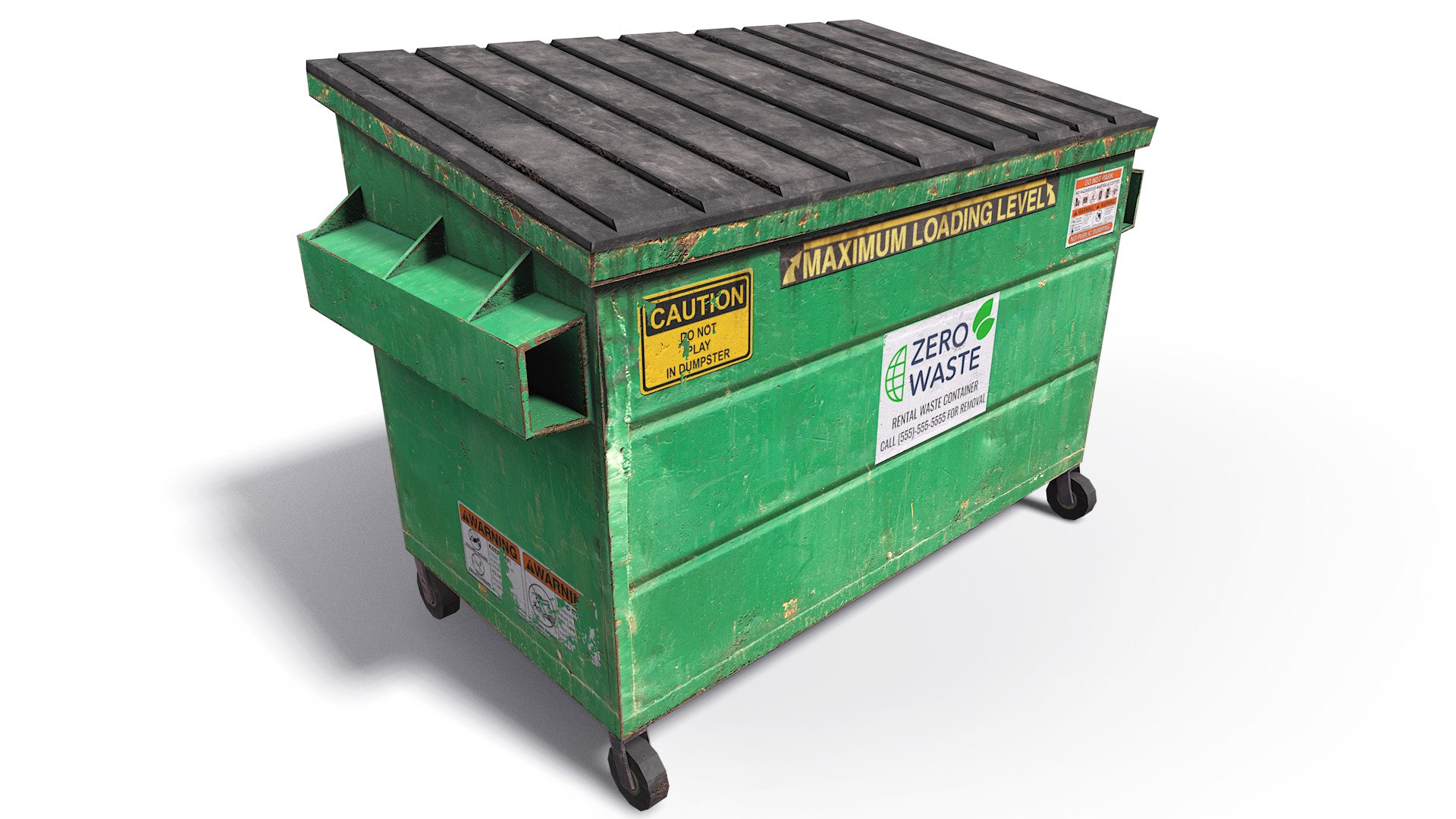 Trash can store dumpster