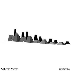3d model prism vases