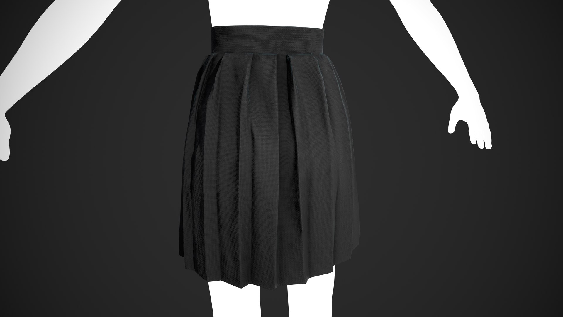 3D Black Knife Pleated Skirt https://p.turbosquid.com/ts-thumb/te/7jhR4P/qe/hdfjhd1_maincamera_002/png/1705327857/1920x1080/fit_q87/24de4da20ae08d53144e6797ca276c3bf853213d/hdfjhd1_maincamera_002.jpg