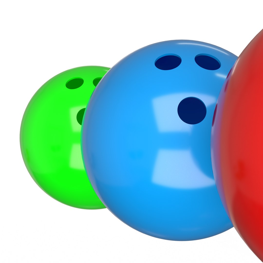 3D Model Bowling Ball Set TurboSquid 1770322