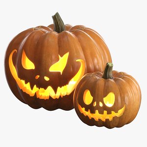 3D Halloween Pumpkins