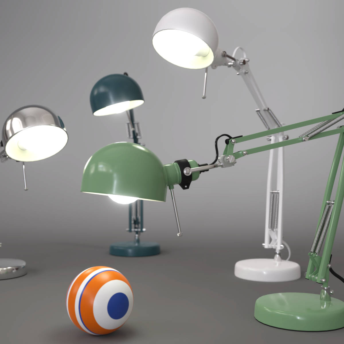 Rig ikea desk lamp 3D model - TurboSquid 1583917