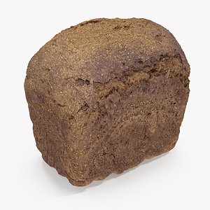 Whole Wheat Bread 3D Model