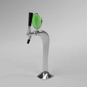 3D interior beer tower cobra model
