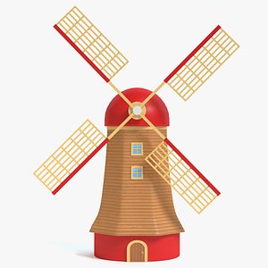 cartoon windmill 3ds