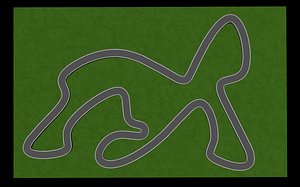 race track 3d obj