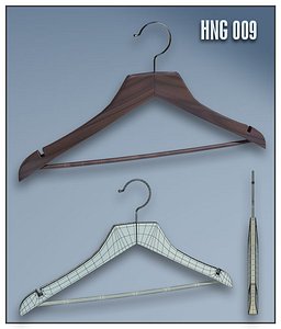 3d model clothes hanger