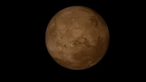 3d realistic mars
